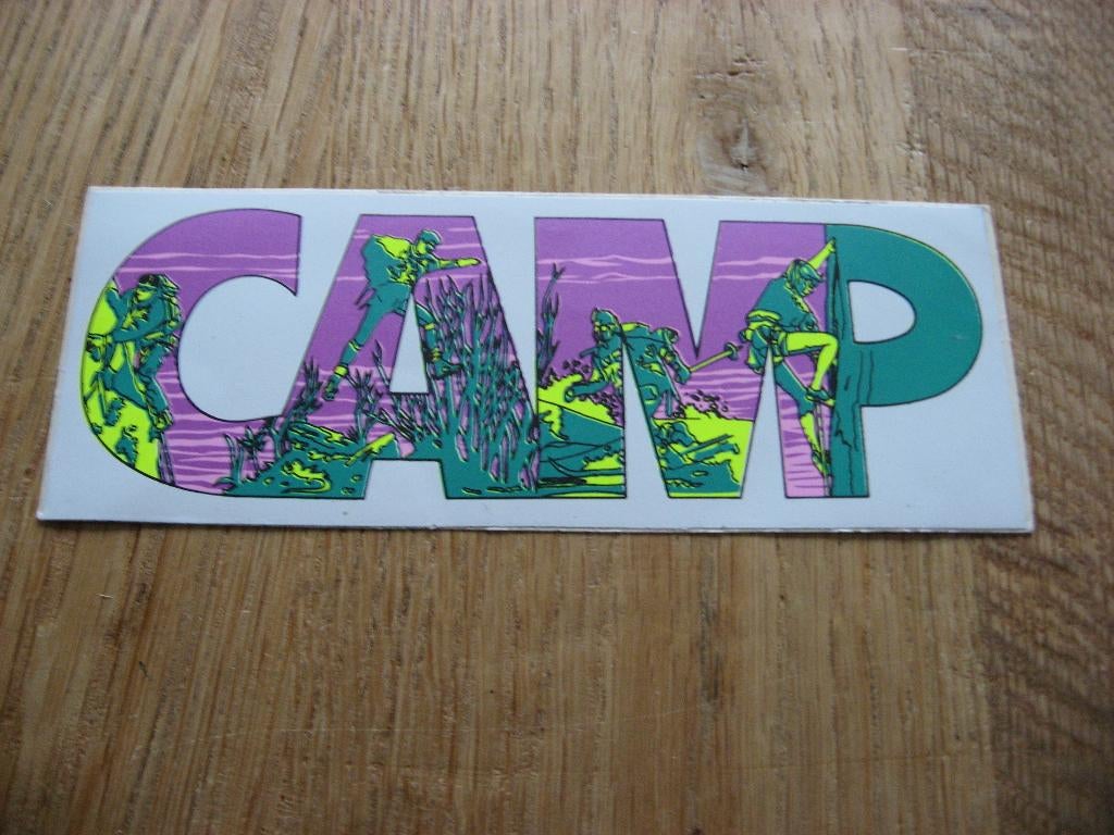 Sticker CAMP 16 x 6 cm, Ophalen of Verzenden, Nieuw, Overige typen