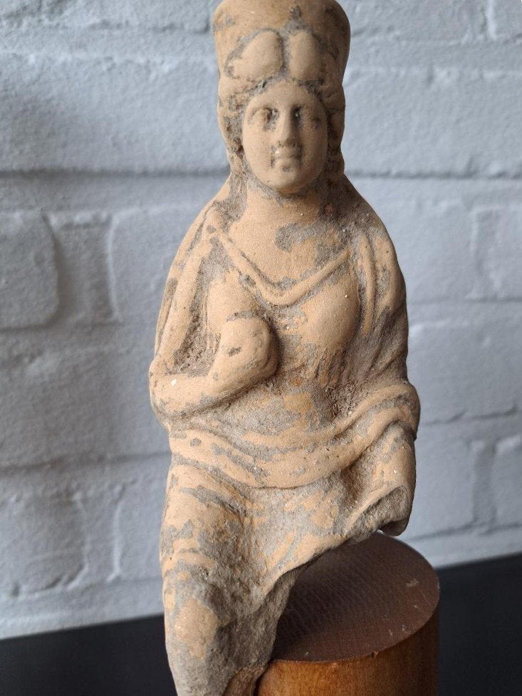 bodemvondst archeologie grieks beeldje 3e eeuw voor christus, Ophalen of Verzenden