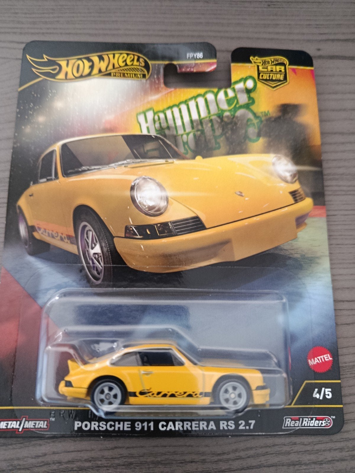 Hot Wheels Porsche 911 Carrera real riders, Ophalen of Verzenden