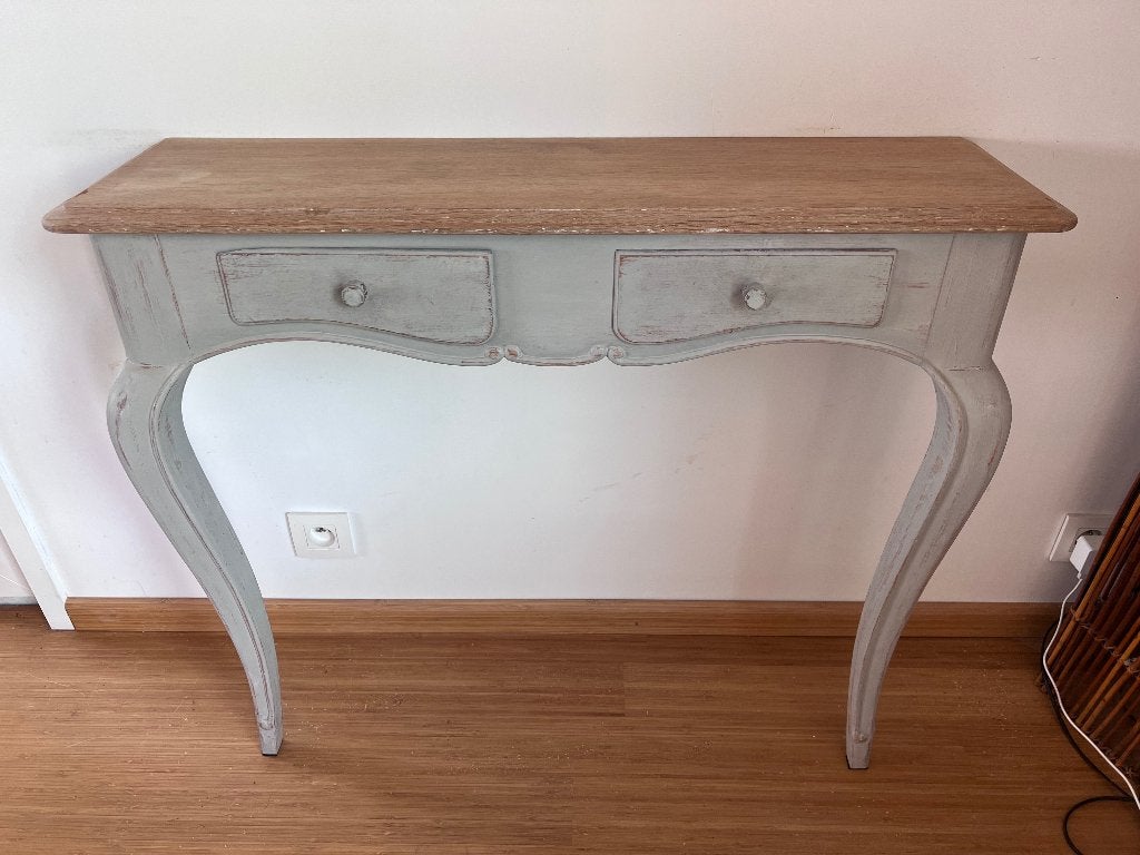 Console patinée, Maison & Meubles, Enlèvement, Utilisé