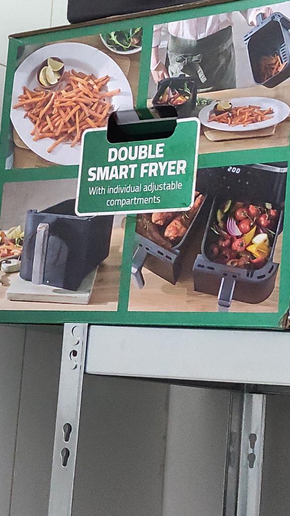 Dubbele tank voor luchtvuur, Elektronische apparatuur, Ophalen, Nieuw, Airfryer XL
