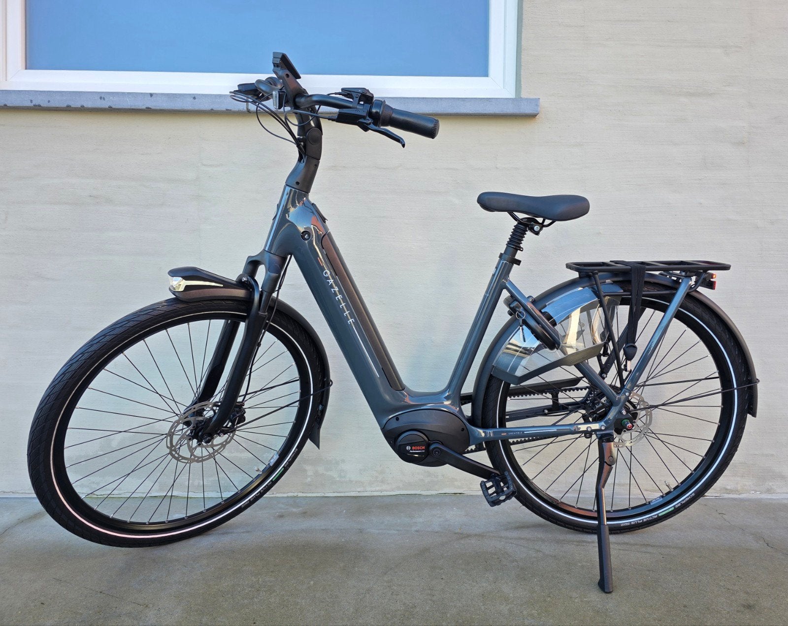 Gazelle Grenoble C5 Hmb * 600Wh * Anthracite Grey *Als NIEUW, Ophalen, Gazelle