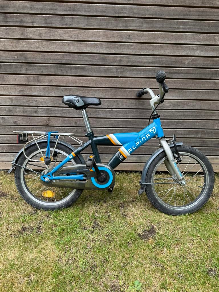 Alpina Yabber 16 inch kinderfiets, Fietsen en Brommers, Ophalen, Zo goed als nieuw
