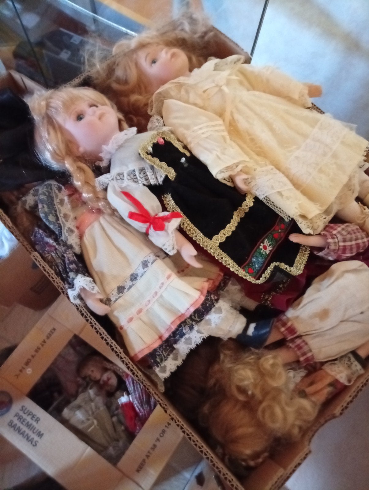 Lot poupée porcelaine  0495 999 157, Enlèvement, Comme neuf, Poupée