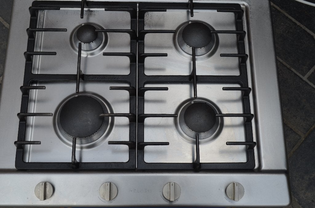 Inox kookfornuis Miele op gas  ( inbouw), Maison & Meubles, Cuisine | Éléments de cuisine, Utilisé, Moins de 100 cm, 50 à 100 cm