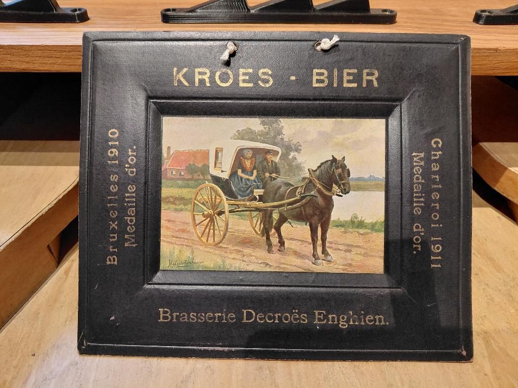 biere, Enlèvement ou Envoi, Utilisé, Panneau, Plaque ou Plaquette publicitaire
