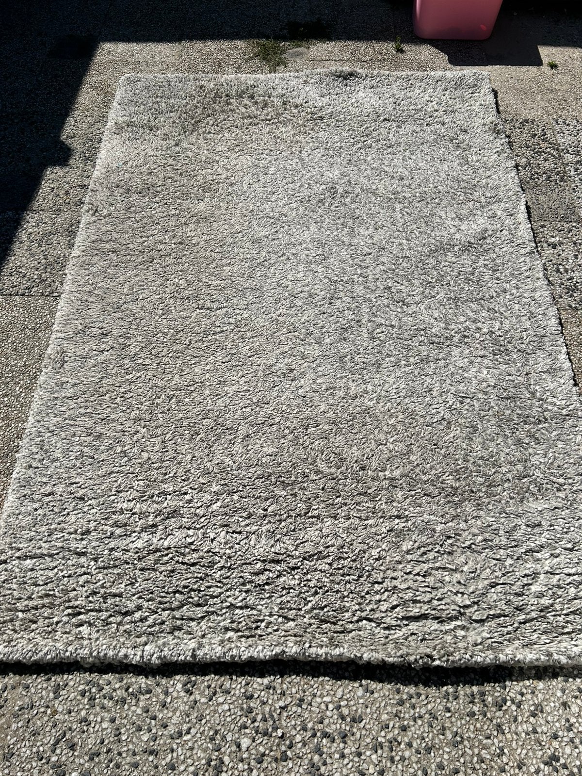Tapijt met lange pool 160x240, Gris, 200 cm ou plus, 150 à 200 cm, Enlèvement