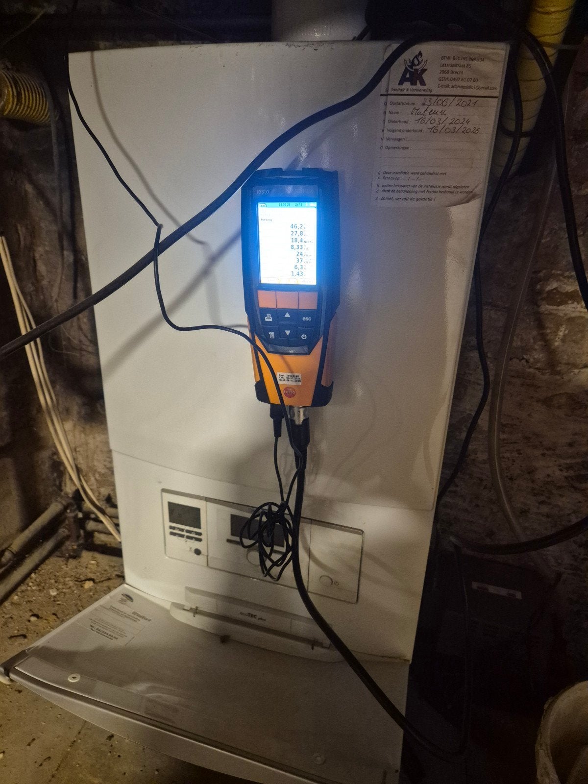 Onderhoud ketel en in bedrijfstellen met attest, Doe-het-zelf en Bouw, Chauffageketels en Boilers, Ophalen of Verzenden