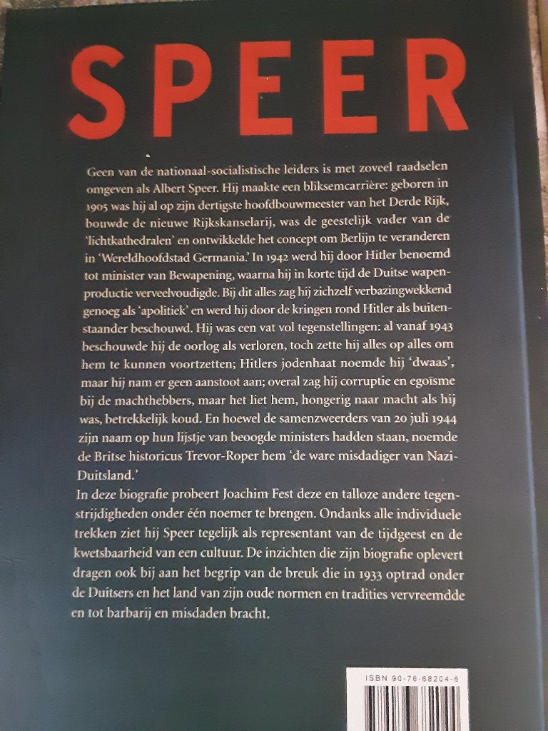 Albert Speer biografie en gesprekken (Joachim Fest) 2 boeken, Ophalen, Tweede Wereldoorlog, Gelezen, Joachim Fest