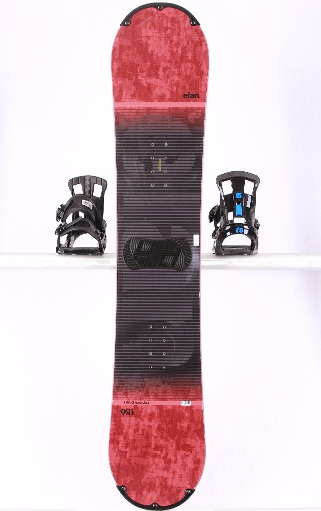 150 cm snowboard ELAN EXPLORE PLUS R, dark red/black, Sport en Fitness, Verzenden, Gebruikt, Board