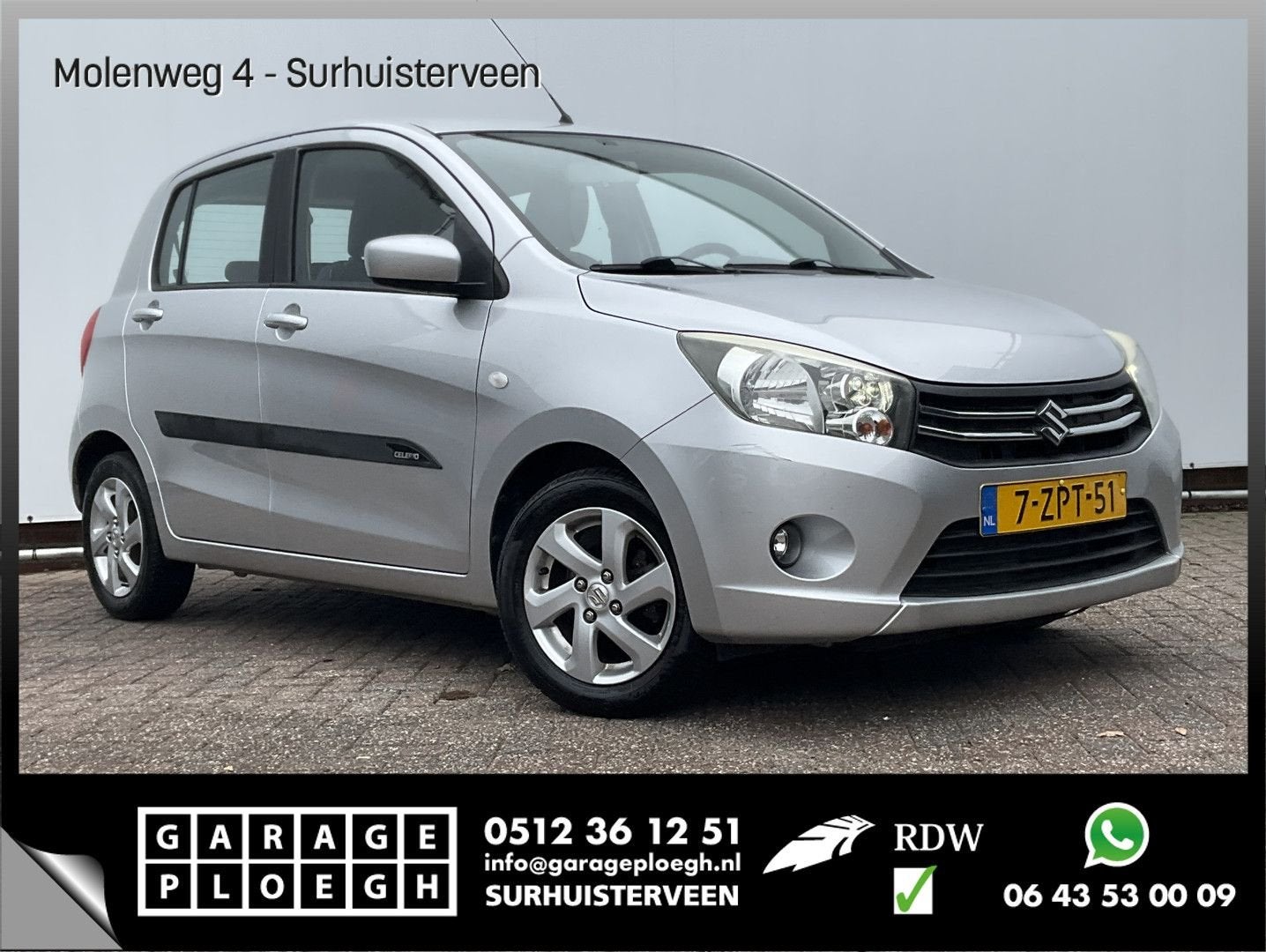 Suzuki Celerio 1.0 Exclusive 5-Deurs Airco Parkeersensoren B, Autos, Suzuki, Celerio, Argent ou Gris, Achat, Entreprise