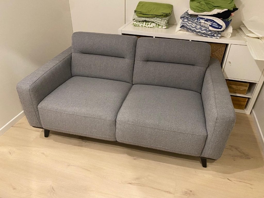 Zetel, Ophalen, Gebruikt, 150 tot 200 cm, Tweepersoons