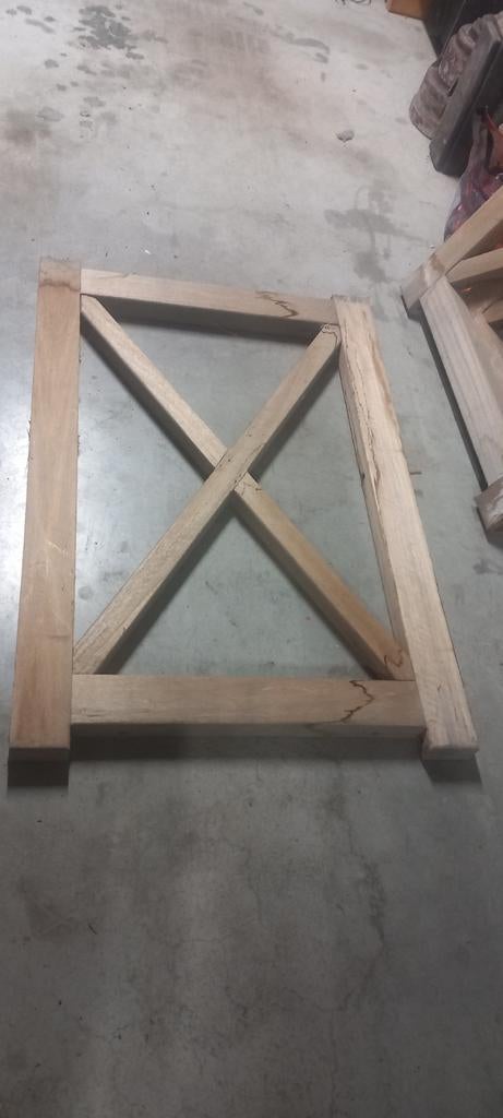 Garde-corps en bois dur massif, Bricolage & Construction, Bois & Planches, 50 mm ou plus, Moins de 200 cm, Comme neuf, Autres essences de bois