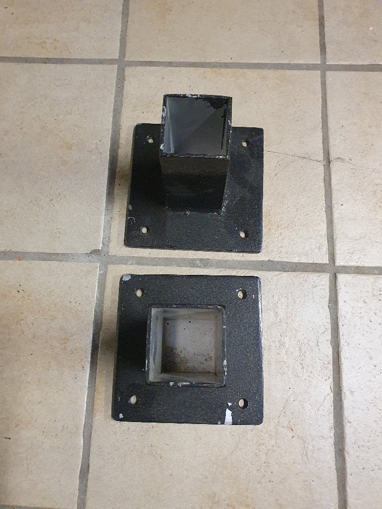 Paalhouder / voetstuk afsluiting ect..., Tuin en Terras, Ophalen, Nieuw, Minder dan 180 cm, Overige typen