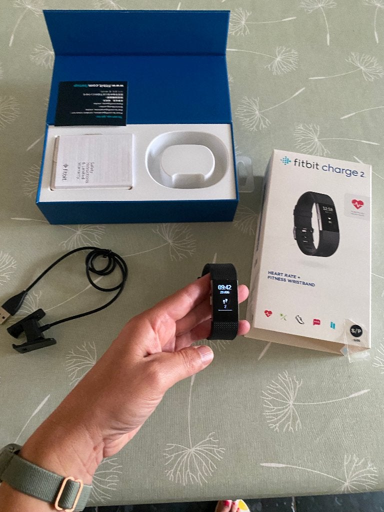 Fitbit charge 2 activity tracker, originele doos,prima staat, Ophalen of Verzenden, Gebruikt, Zwart, Fitbit