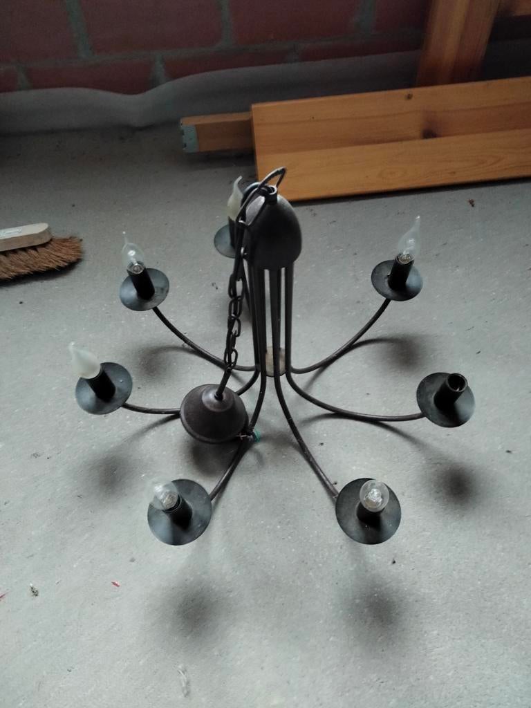 Lampe suspendue noire., Maison & Meubles, Lampes | Lustres, Enlèvement