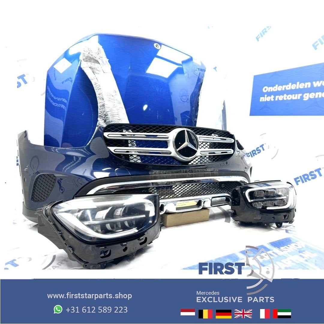 W253 C253 GLC FACELIFT VOORKOP COMPLEET FRONT + DIAMOND GRIL, Utilisé, -, Avant, -