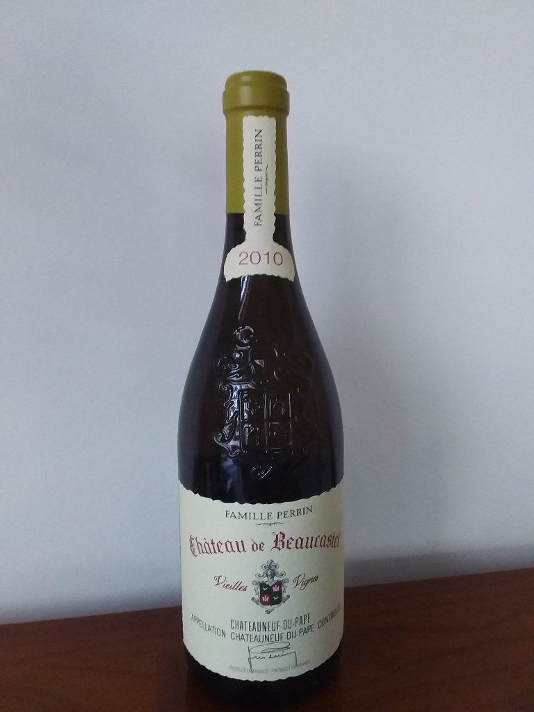 1 BT CHÂTEAUNEUF-DU-PAPE BLANC 2010 75CL, Collections, Neuf, Pleine, Vin blanc, Enlèvement