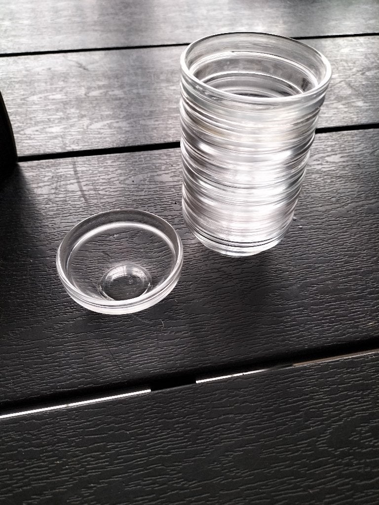 10 glazen kleine bakjes, Ophalen of Verzenden, Zo goed als nieuw, Glas, Kan