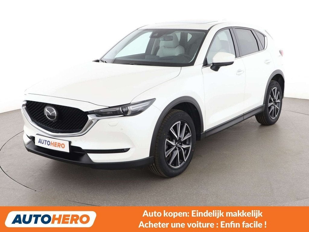 Mazda CX-5 2.0 Skyactiv-G Sports-Line AWD (bj 2019), Auto's, Mazda, Gebruikt, Wit, 5 zetels, Adaptive Cruise Control