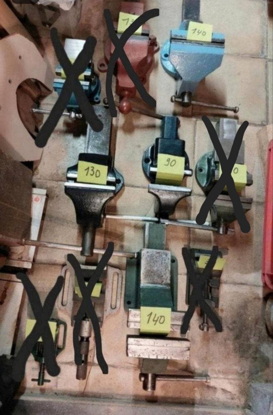 Bankschroef bankvijs, Doe-het-zelf en Bouw, Werkbanken, Ophalen of Verzenden, Gebruikt, Bankschroef