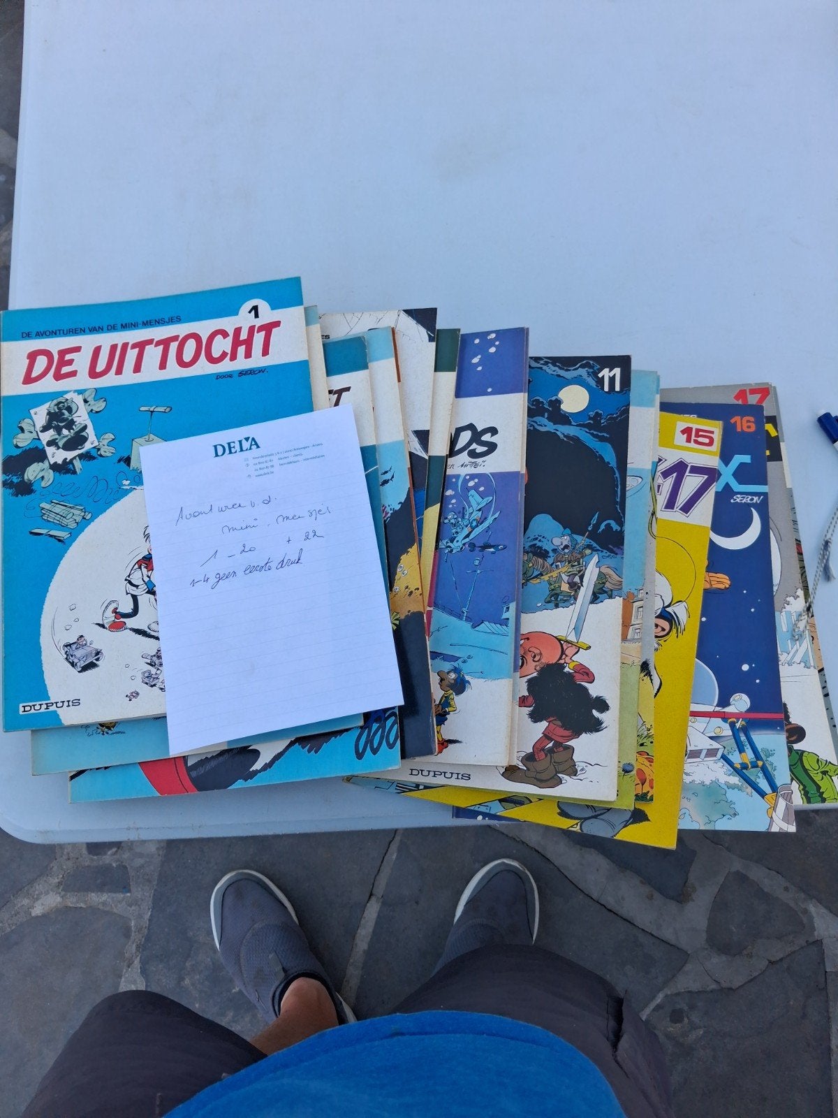 mini mensjes, Ophalen