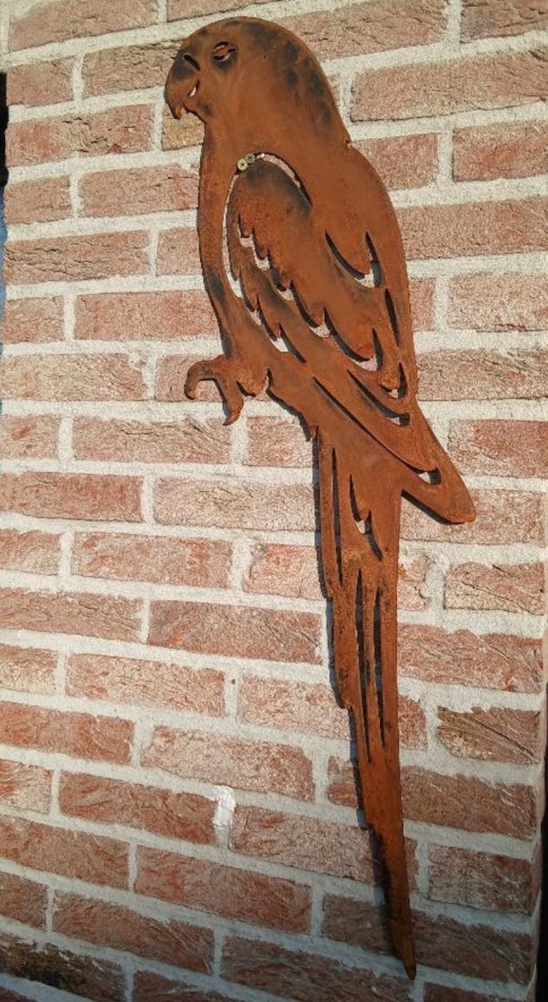 Halsbandparkieten uit cortenstaal, Dieren en Toebehoren
