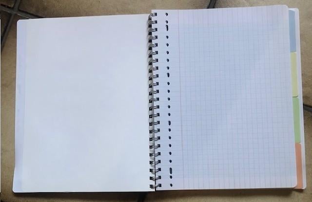 schoolgerief:4 in 1 collegeblok,200 paginas, Enlèvement ou Envoi, Neuf