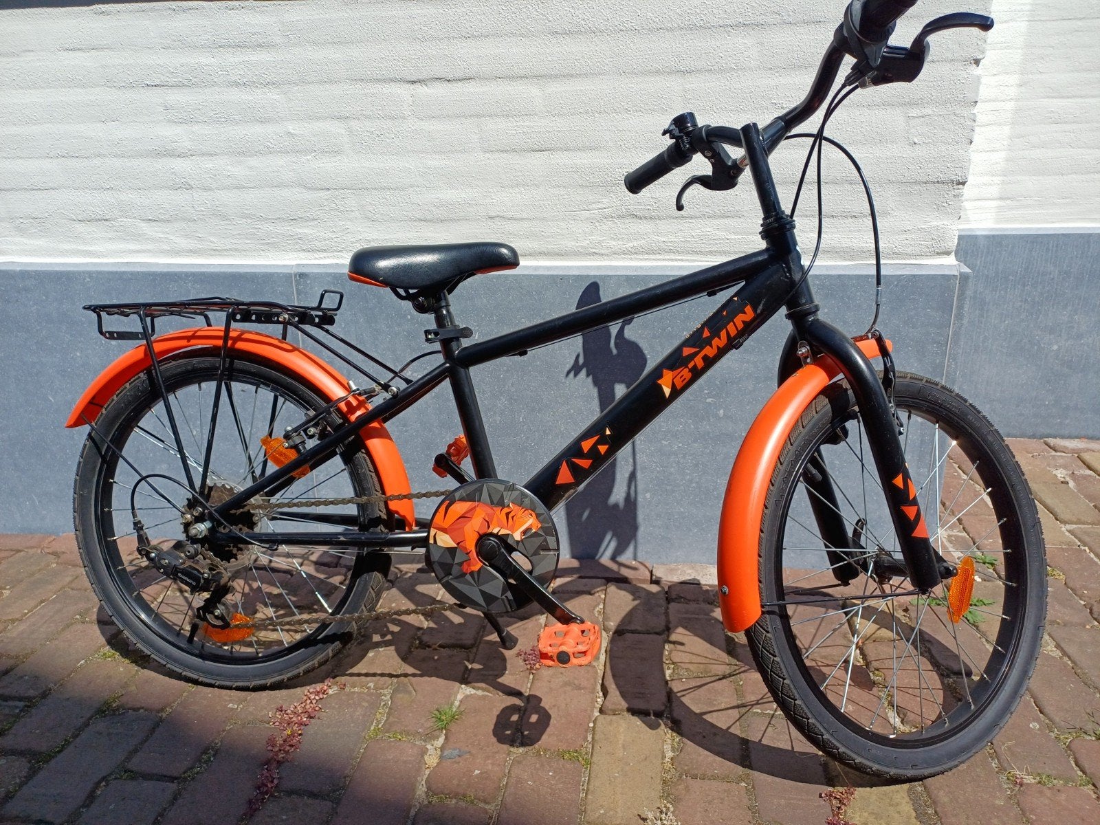 Kinderfiets Btwin 20inch (6-9 jaar), Fietsen en Brommers, Fietsen | Jongens, Ophalen, Gebruikt, Velgrem, Versnellingen