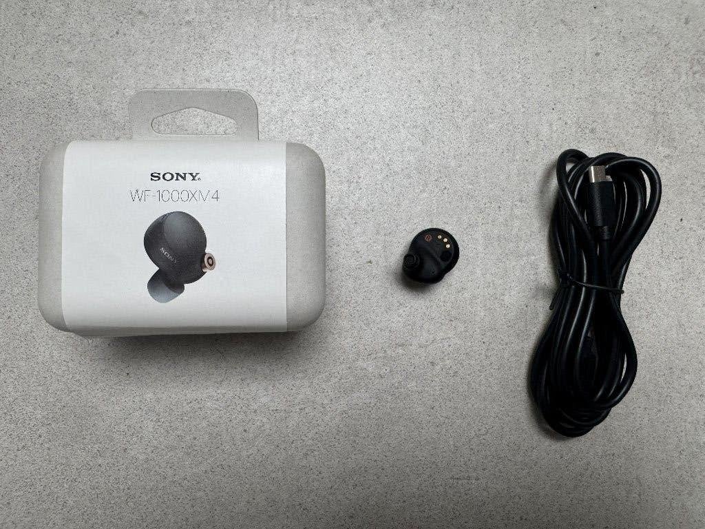 Sony WF-1000XM4 draadloze in-ear oortjes in zwart, Détection de port, Enlèvement ou Envoi, Sony, Utilisé