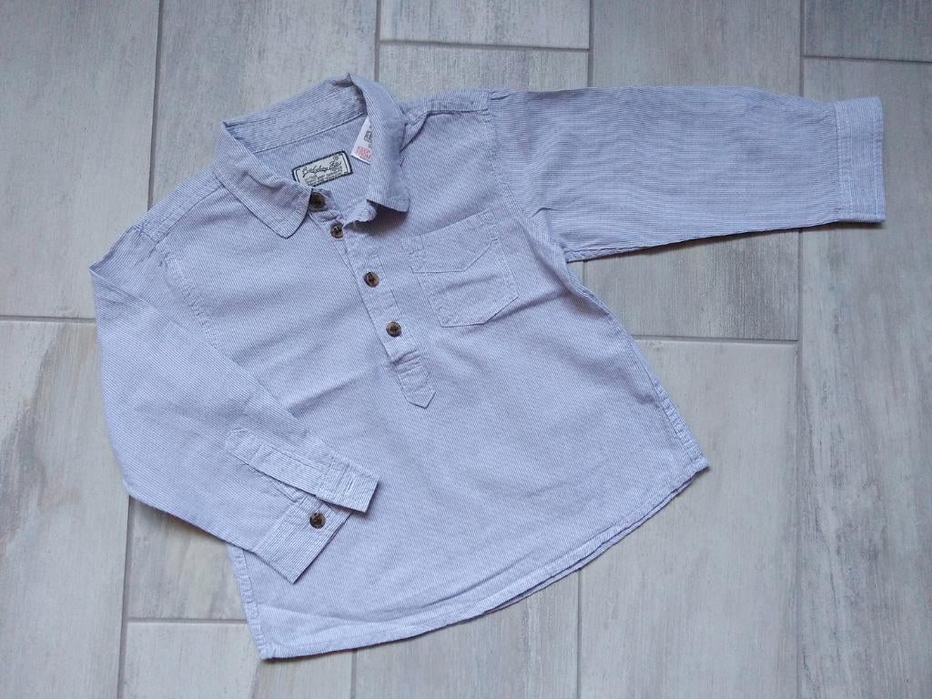★ M80 - Hemd Zara, Kinderen en Baby's, Ophalen of Verzenden, Zo goed als nieuw, Zara, Overhemdje of Bloesje
