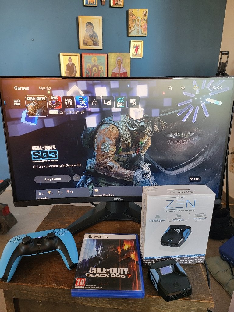 Ps5 disc and digital set-up msi monitor180Hz crono zen cod 7, Games en Spelcomputers, Spelcomputers | Sony PlayStation 5, Ophalen