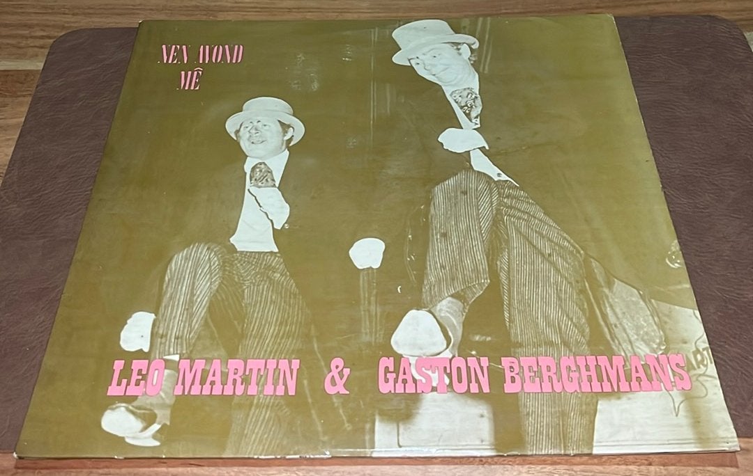 Gaston Berghmans & Leo Martin ‎– Nen Avond Mê - vinyl LP -BE, Cd's en Dvd's, Vinyl | Overige Vinyl, Ophalen of Verzenden, Gebruikt