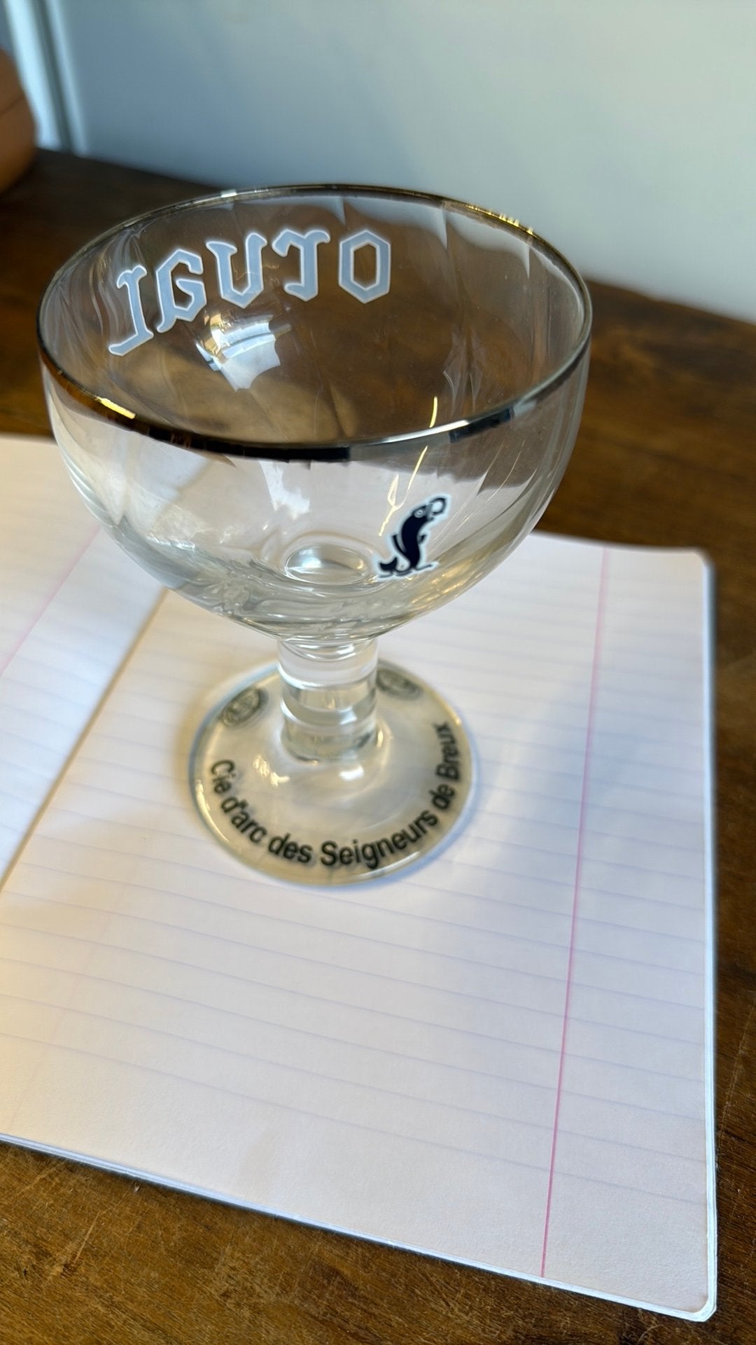 Verre d Orval de collection modèle galopin, Collections, Enlèvement ou Envoi, Comme neuf