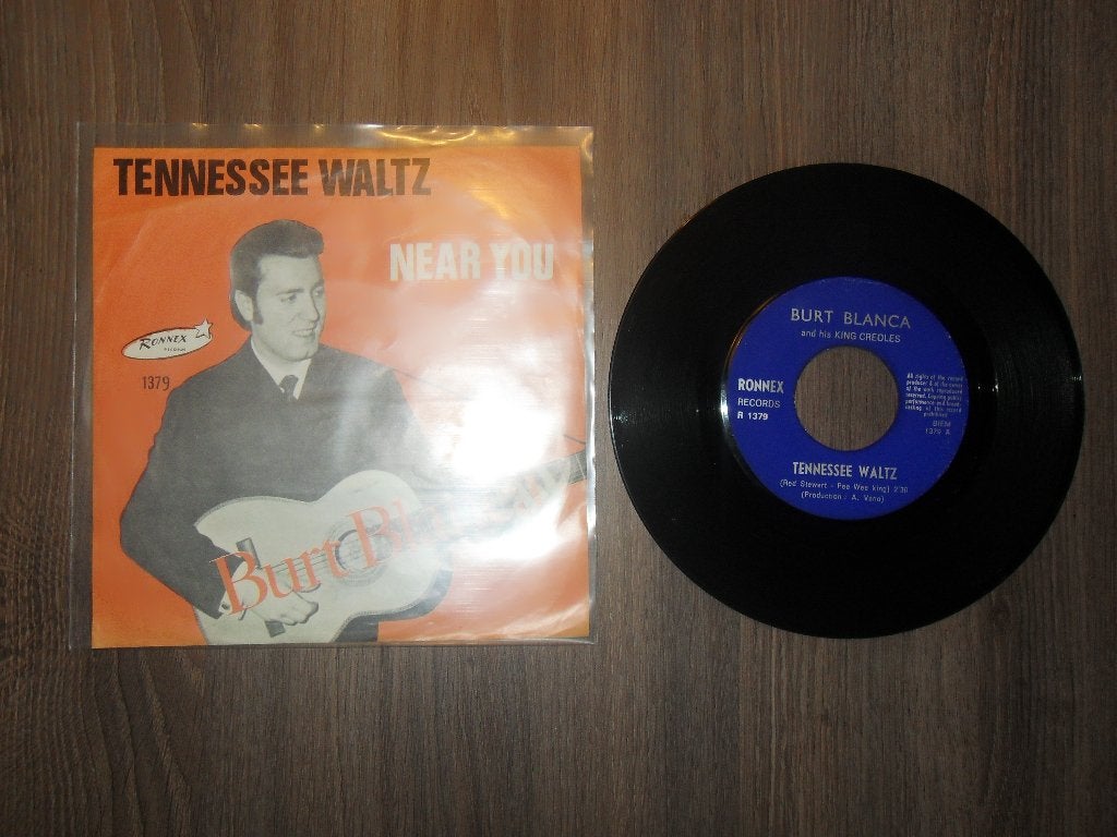 Burt Blanca - Tennessee waltz, CD & DVD, Enlèvement ou Envoi, Utilisé, 7 inch, Pop