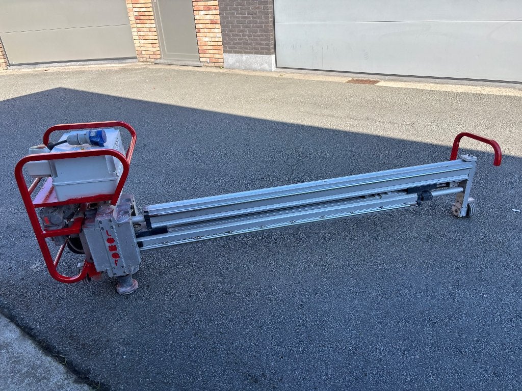 Egalisatiemachine voor chapewerken, Ophalen, Gebruikt