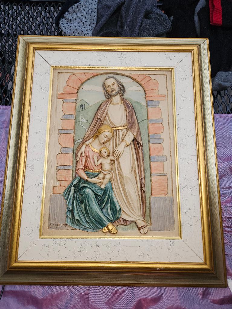 bas-reliëf muurdecoraties 'Bertagna', Antiek en Kunst, Kunst | Overige Kunst, Ophalen of Verzenden
