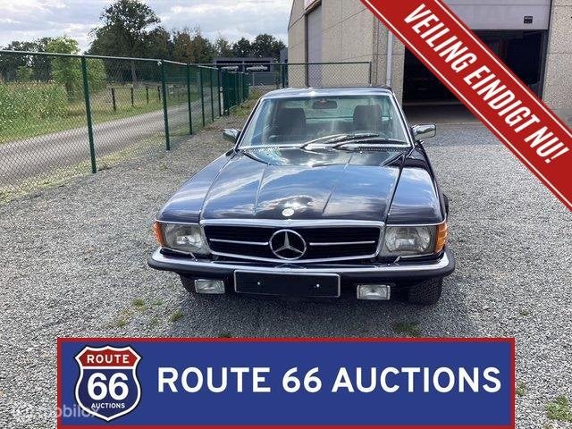 Mercedes-Benz 450 SLC | 1980 | Route 66 Auctions, Auto's, Zwart, Mercedes-Benz, Bedrijf, Handgeschakeld
