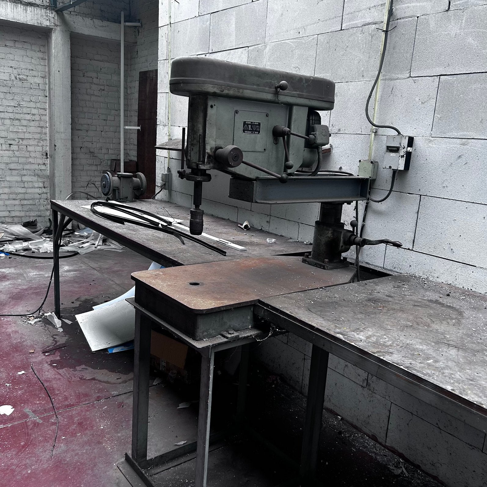 Radiale (industriële) kolomboormachine, Ophalen, Gebruikt, Kolomboormachine, Variabele snelheid