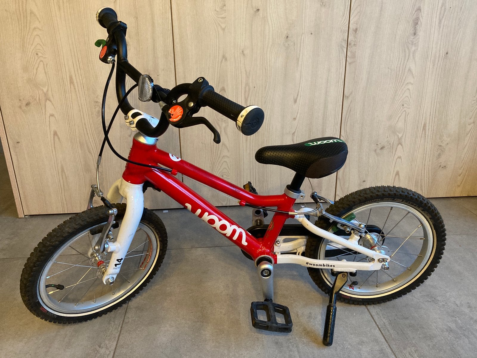 Woom GO 2 - superlichte eerste fiets 14”, Enlèvement, Utilisé, Frein sur jante, Moins de 16 pouces