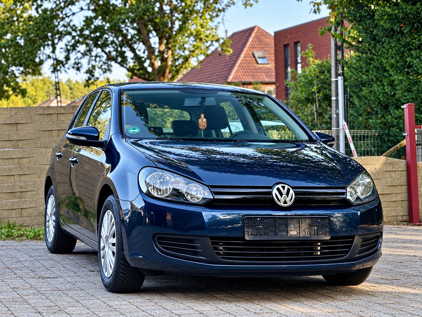 Volkswagen Golf VI  6 5 deurs 2 jaar gekeurd voor verkoop, Auto's, Zwart, Blauw, Bedrijf, Handgeschakeld