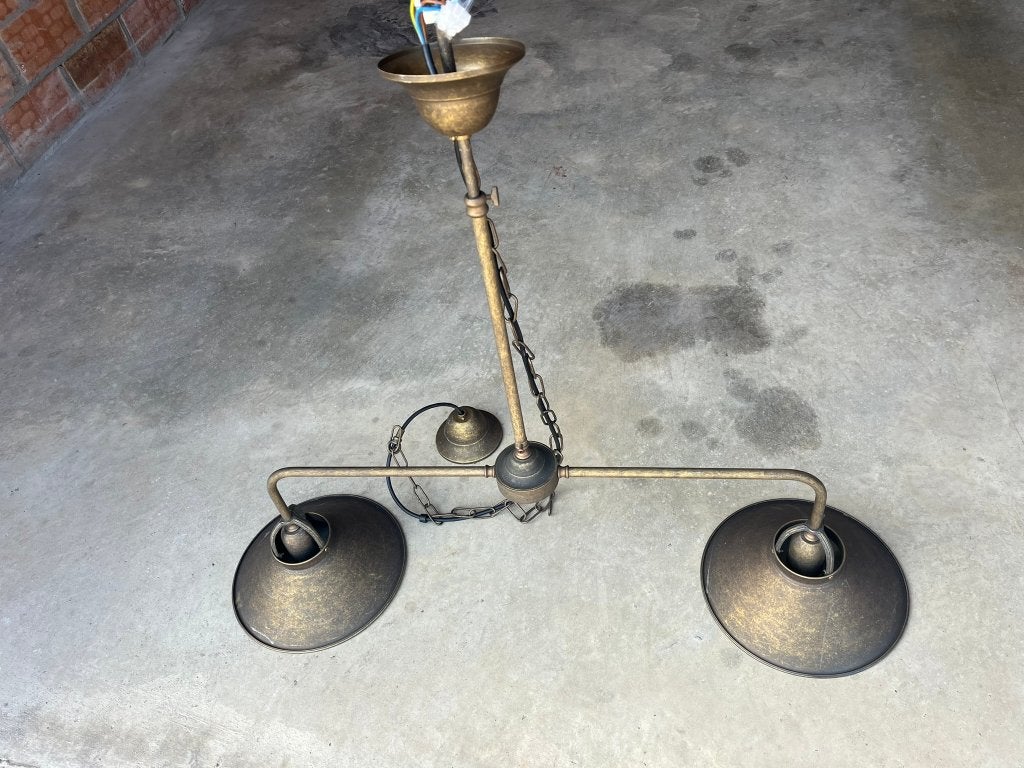 Industriële plafontlamp, Ophalen, Gebruikt, E27 (groot), Metaal