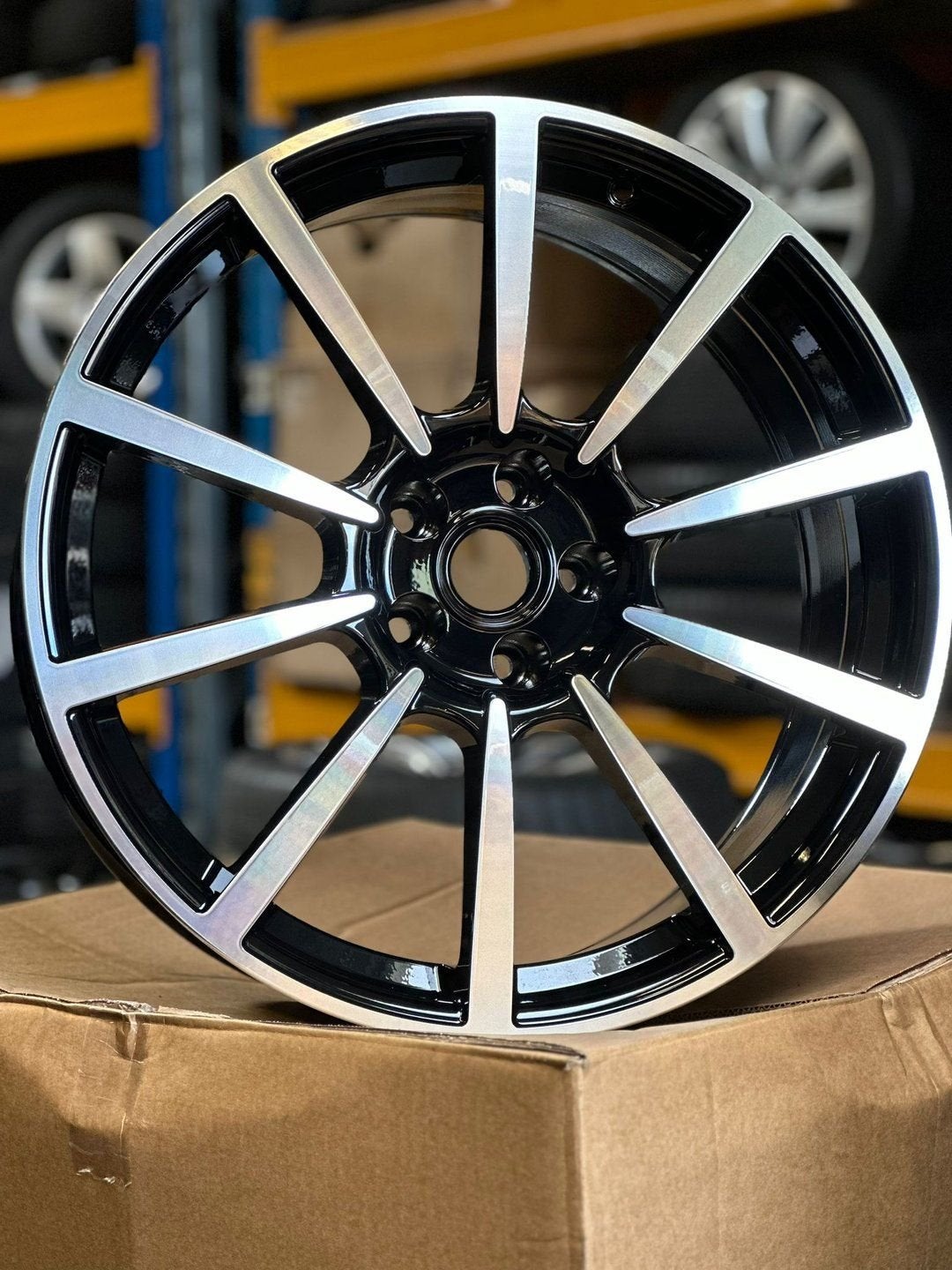 Set nieuwe 20 inch Porsche Macan T 95B Turbo S GTS velgen, Auto-onderdelen, Banden en Velgen, -, 265 mm, -, Banden en Velgen