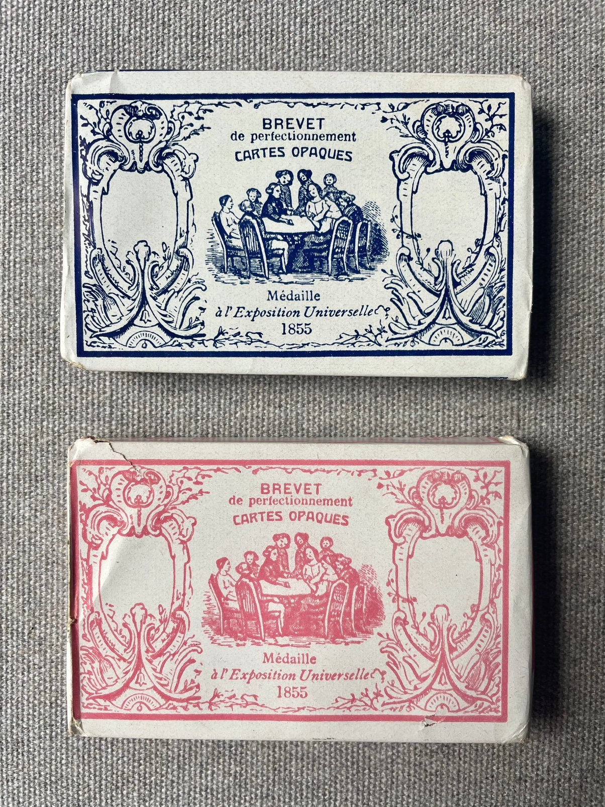 Ensemble rare de 2 cartes à jouer anciennes Brepols Turnhout, Enlèvement, Neuf