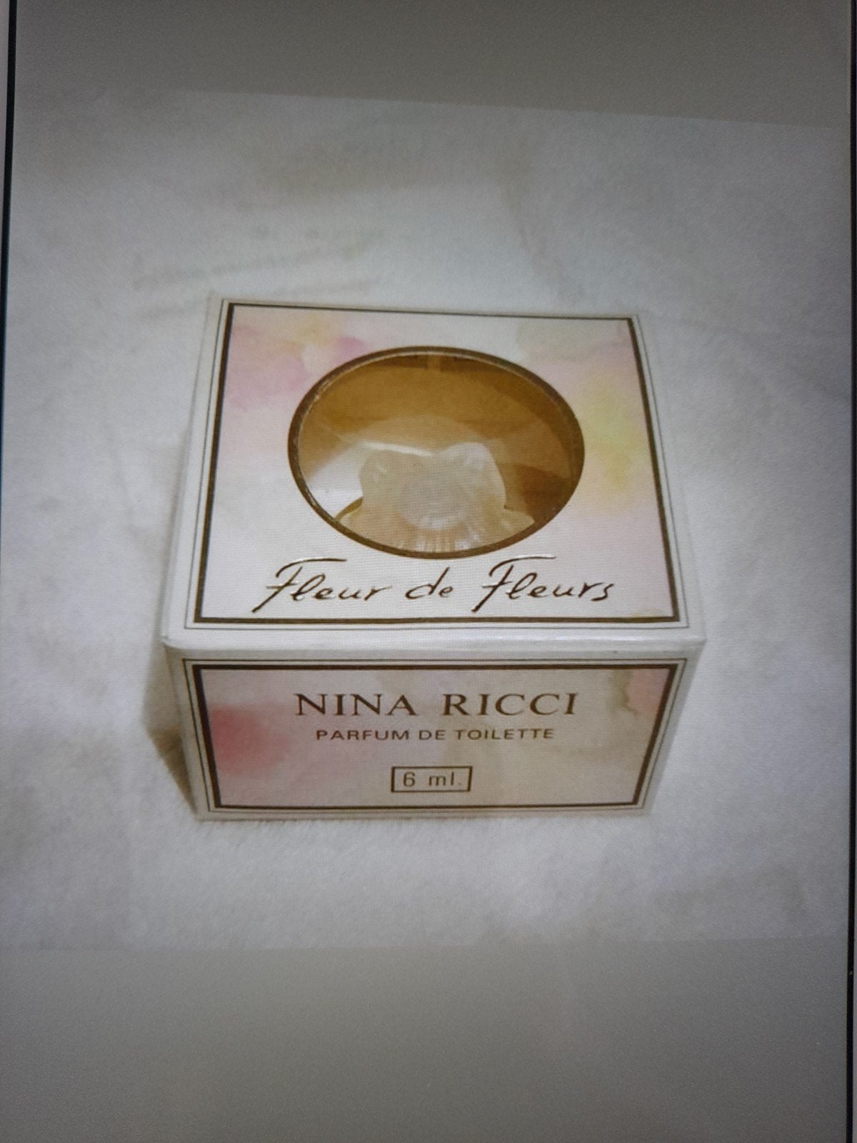 Vintage - Miniature de Nina Ricci Fleur de Fleurs 6 ml, Neuf, Miniature, Plein