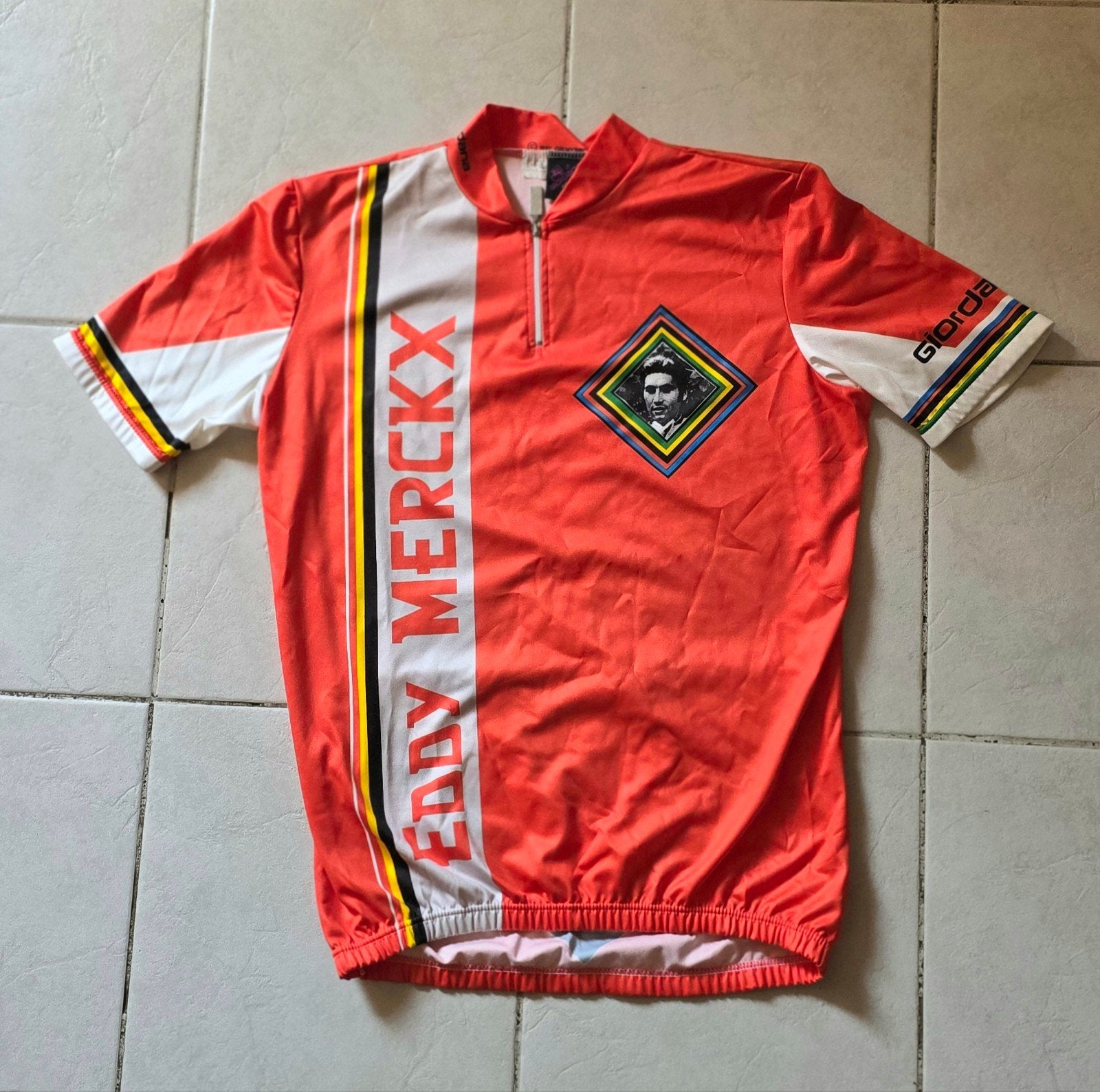 Maillot de cyclisme Giordana 1992 Eddy Merckx taille 4 L, Enlèvement ou Envoi
