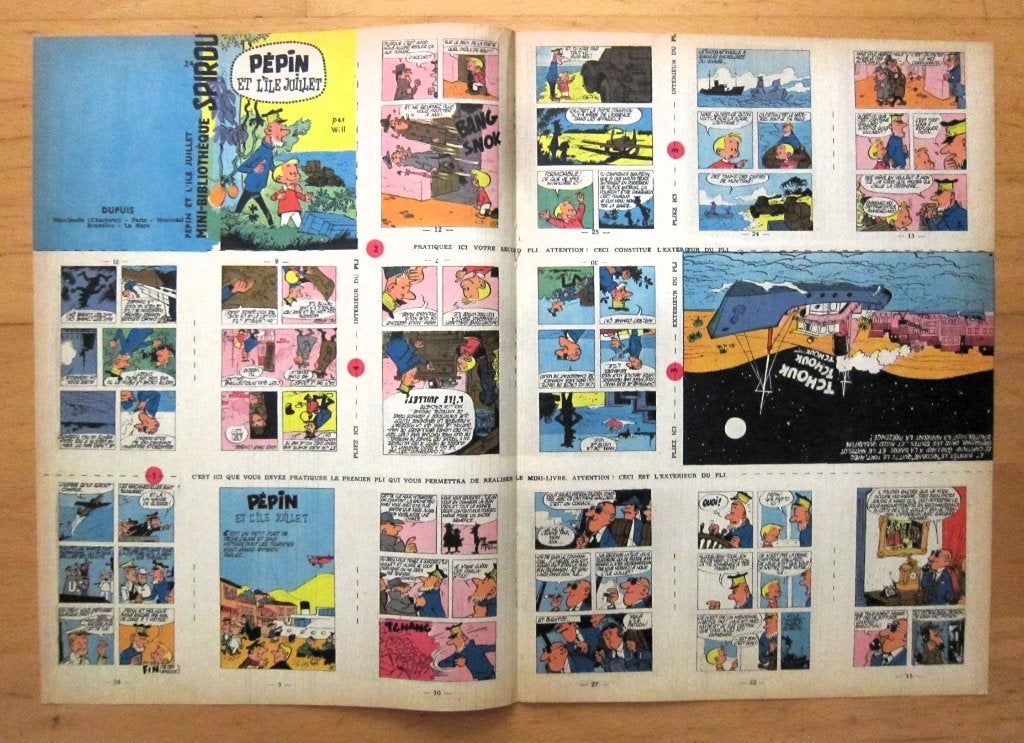 Mini-récit Spirou 24 Pépin et l'île juillet (Will 1960), Livres, Une BD, Utilisé, Will., Enlèvement ou Envoi