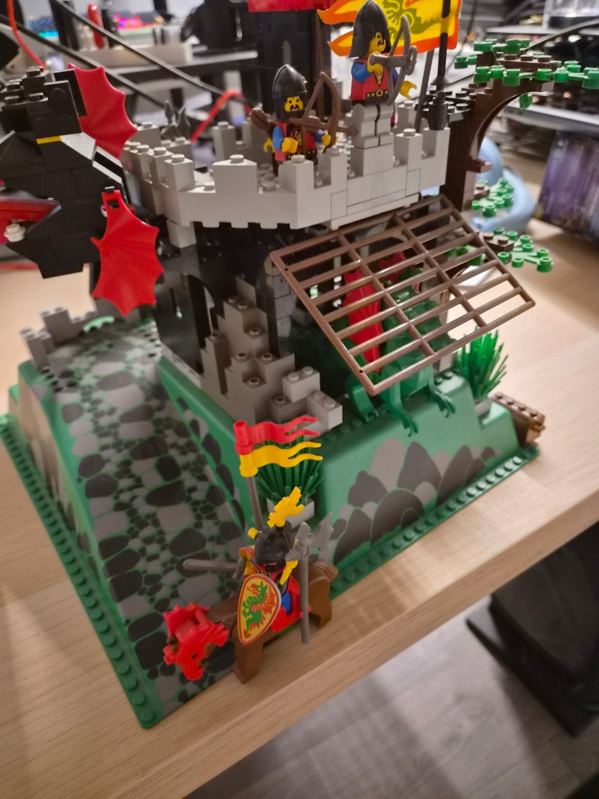 lego draken kasteel, Kinderen en Baby's, Ophalen, Zo goed als nieuw, Overige merken