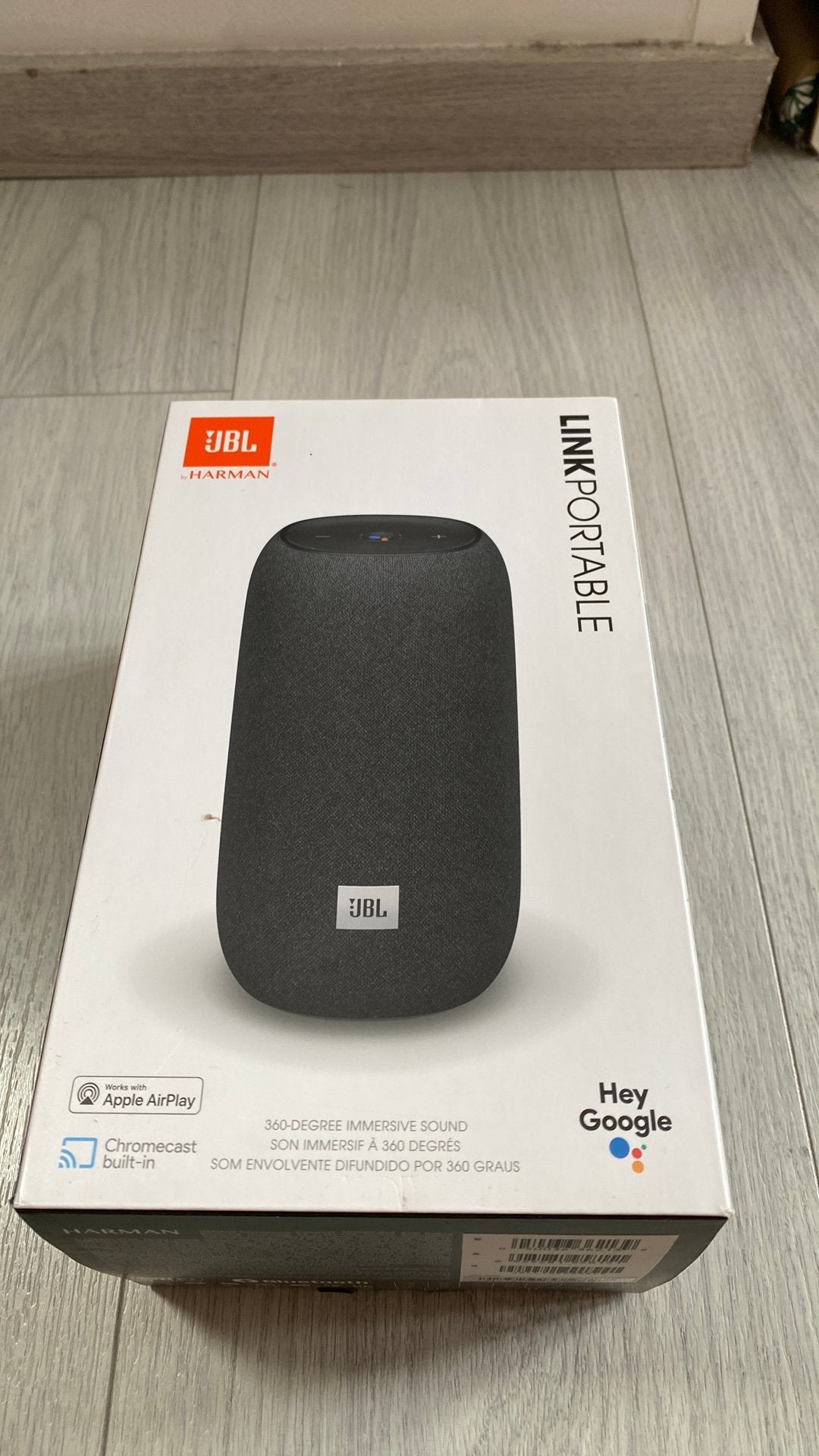 JBL link portable, Audio, Tv en Foto, Luidsprekerboxen, Zo goed als nieuw, Slimme speaker, Minder dan 60 watt, JBL, Bluetooth