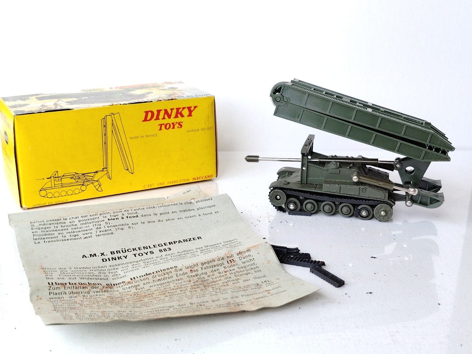 Dinky Toys 883 Poseur de Pont Originale, Hobby & Loisirs créatifs, Enlèvement ou Envoi, Dinky Toys